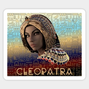 Cleopatra Queen of Egypt -  Ancient Egypt t-shirt Sticker